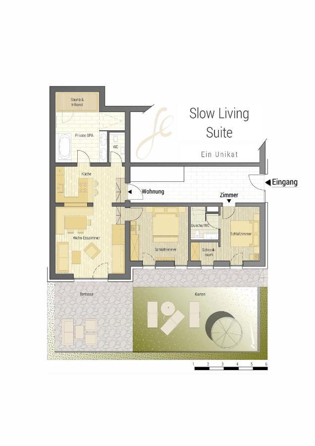 Slow Living Suite - Ferienwohnung Mit Privater Sauna & Garten 费斯 外观 照片